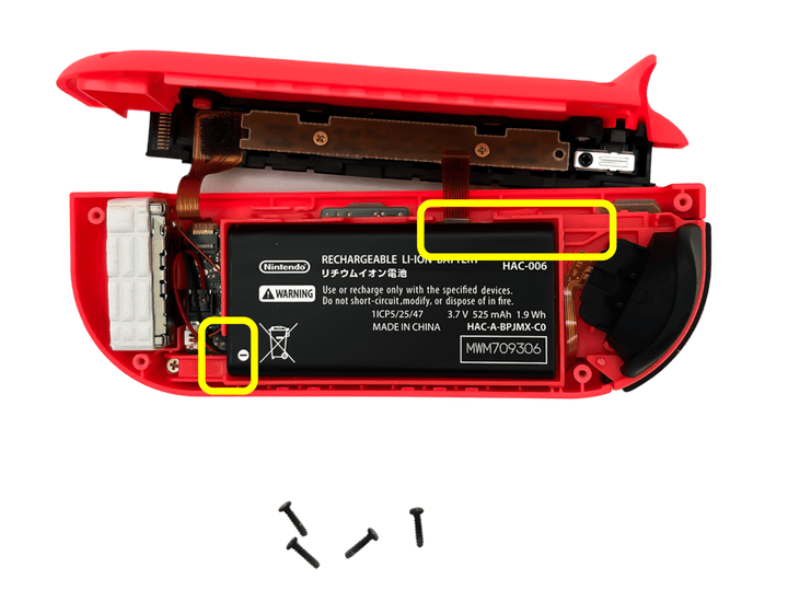 AC Teardown - Nintendo Joy-Con - Embedded Plastic Part Design 1